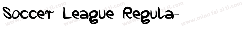 Soccer League Regula字体转换